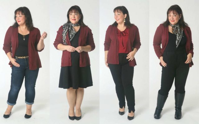 how to style the cabi catch cardigan