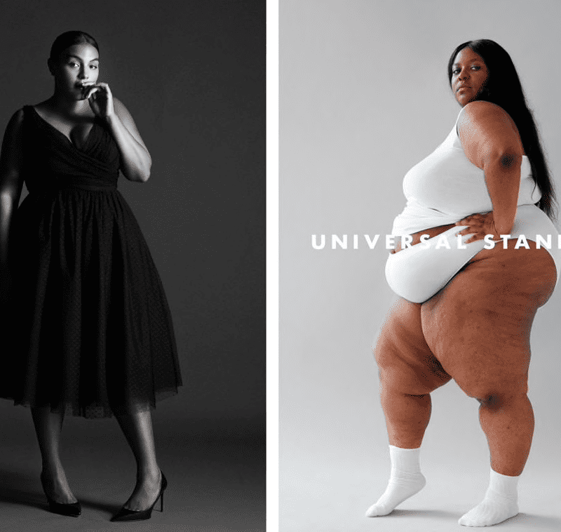 Robin Givhan's piece for the Washington Post about plus size fashion, featuring marketing photos for ELOQUII and Universal Standard