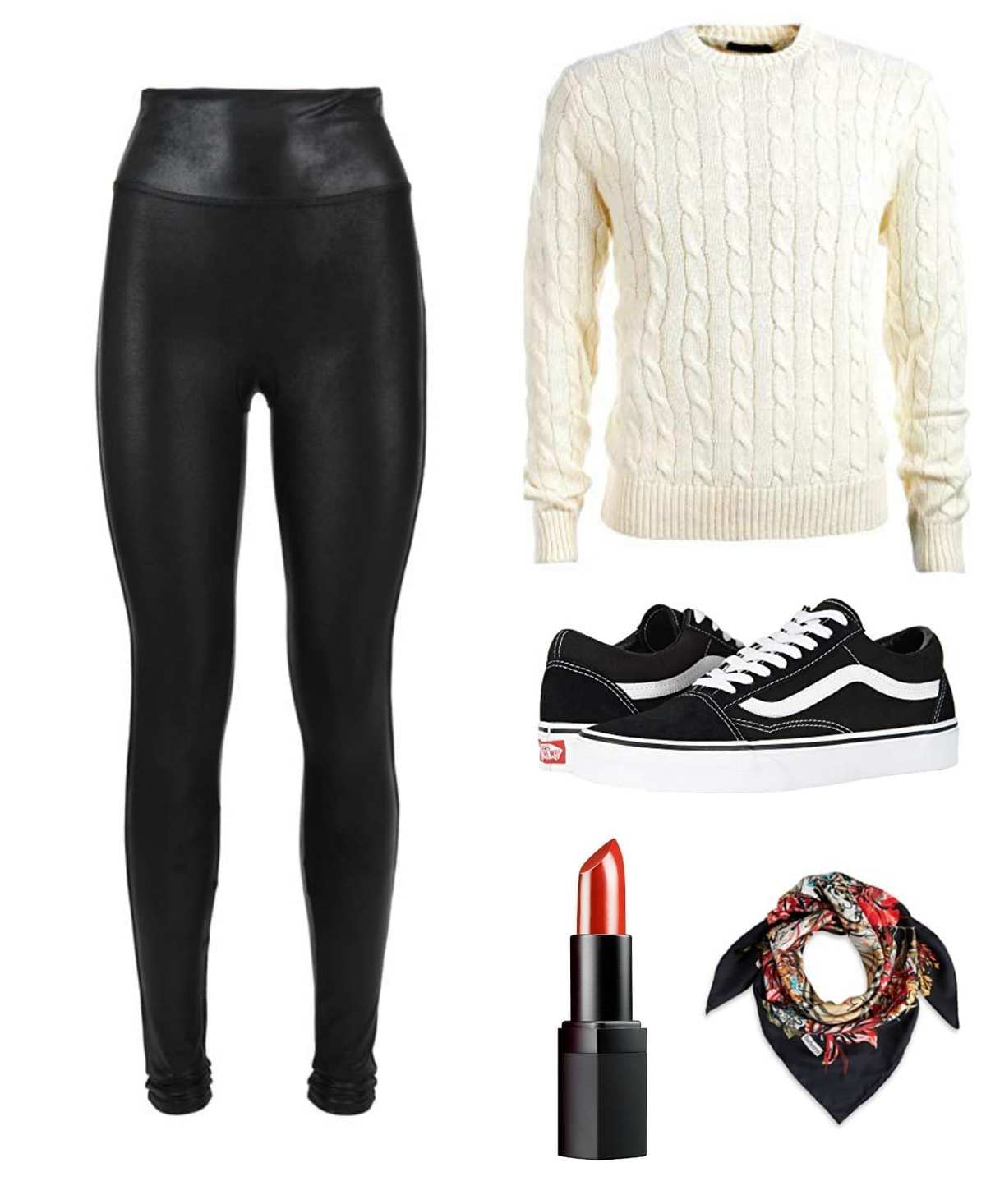 what shoes to wear with leather leggings