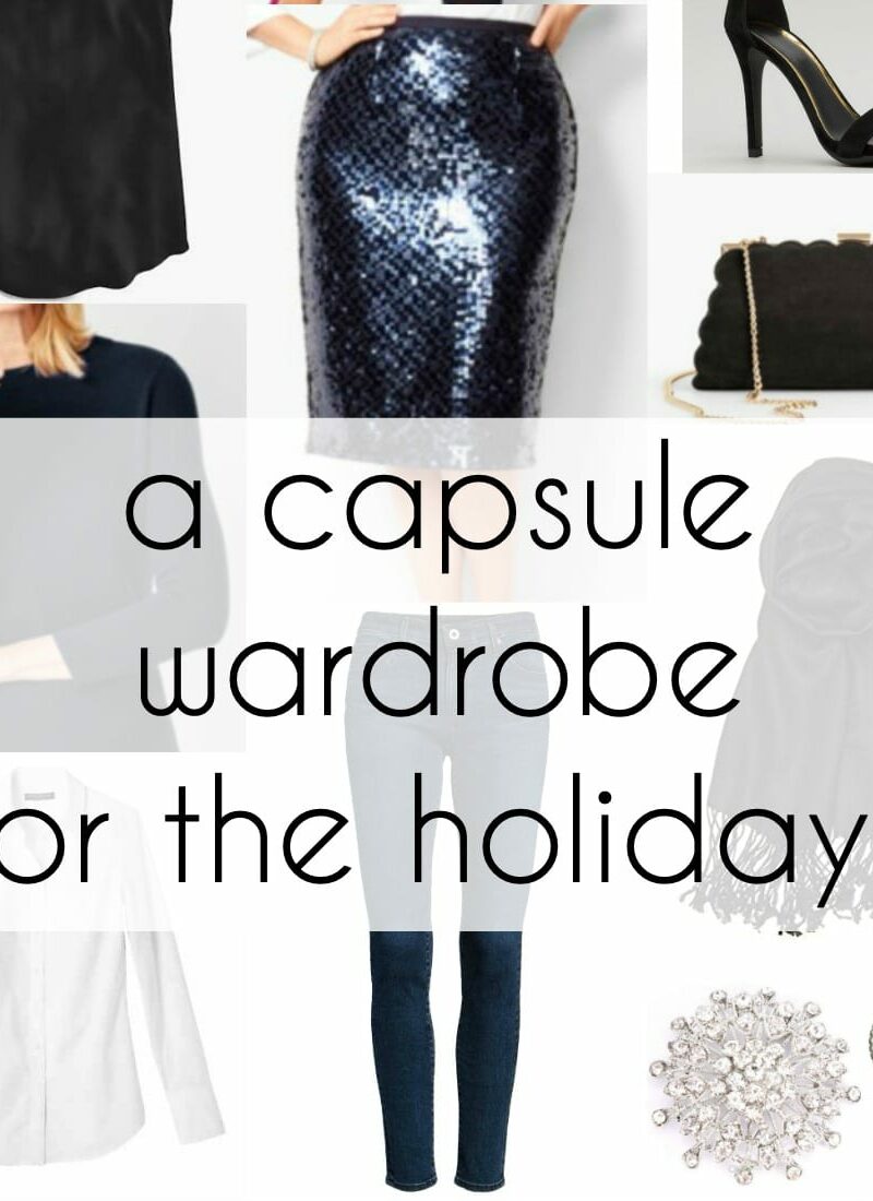 A Real Life Holiday Capsule Wardrobe