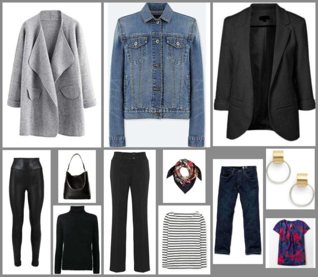 key layering pieces in a capsule wardrobe