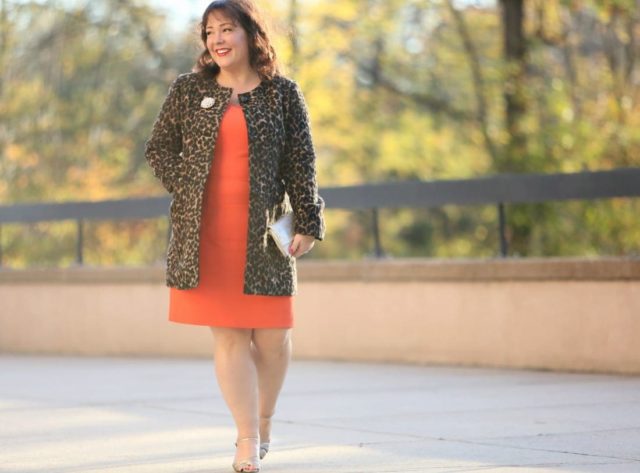 talbots leopard coat