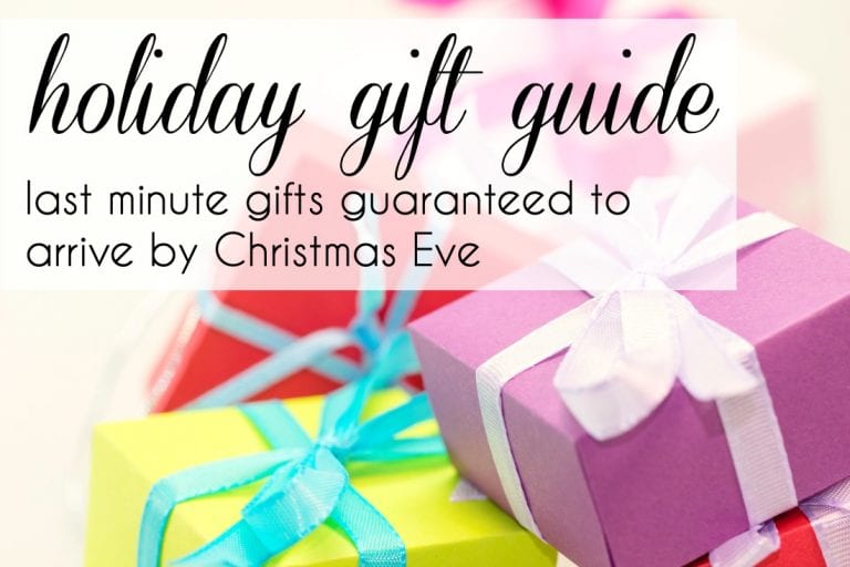 Last Minute Gifts Guaranteed to Arrive Before Christmas Eve