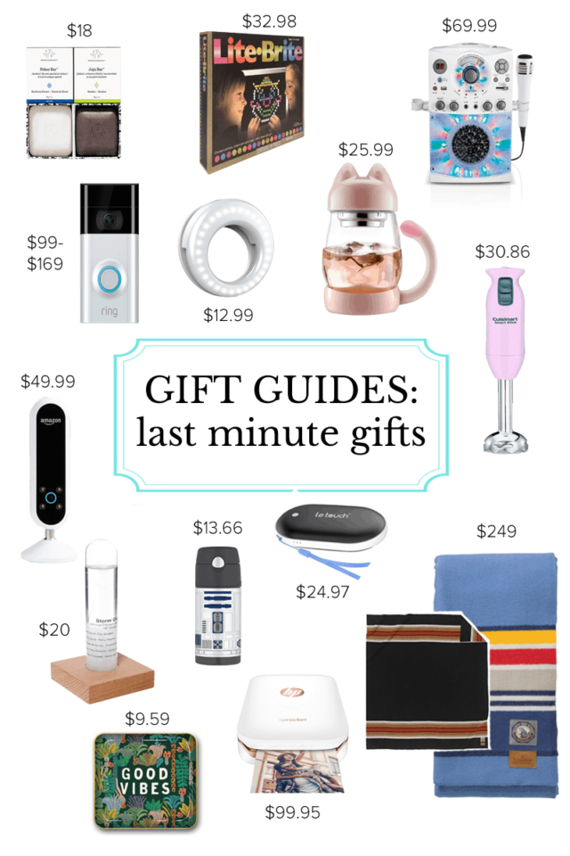 last minute holiday gifts