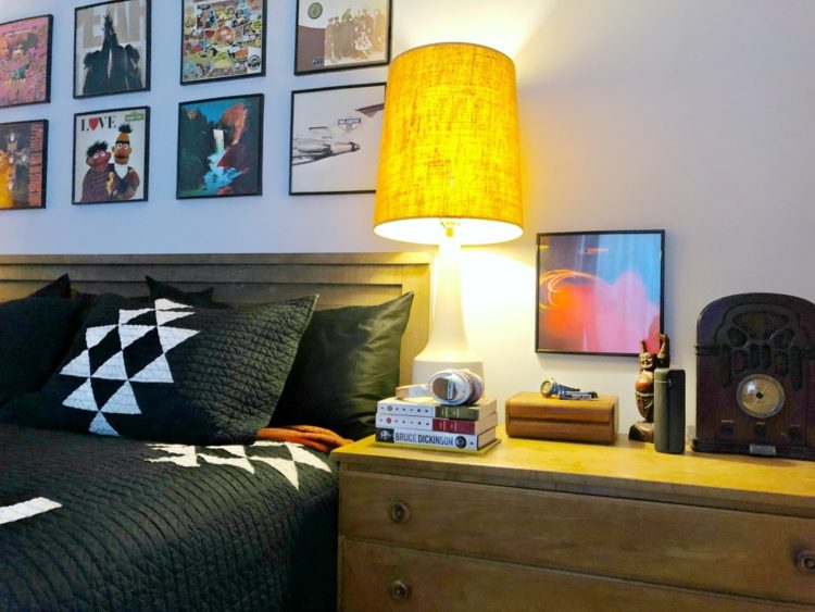 using records for home decor