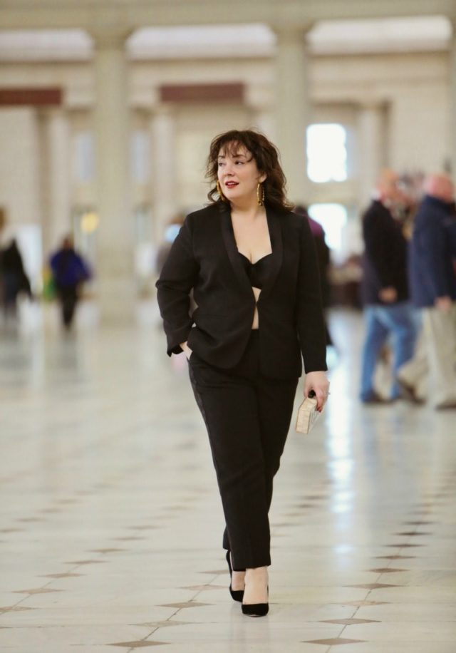 Black deals cocktail pantsuit