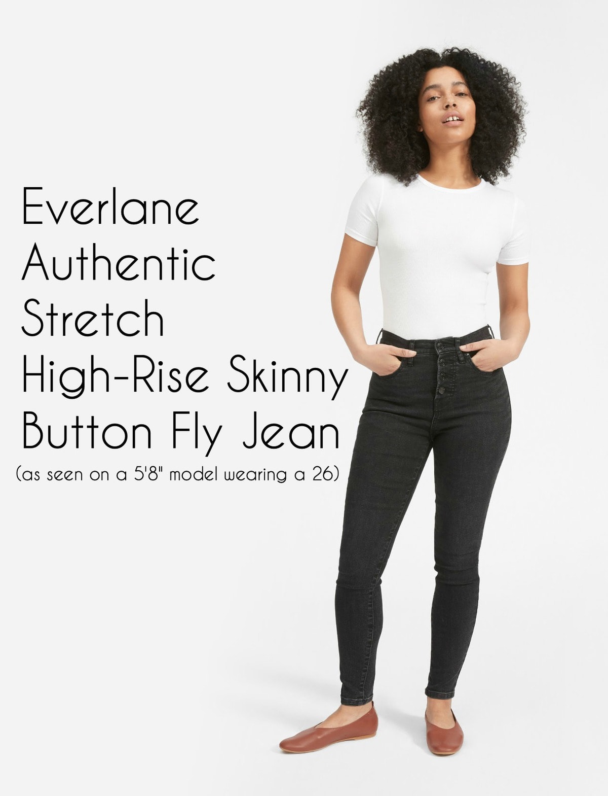 Everlane Authentic Stretch High-Rise Skinny Button Fly Jean Review