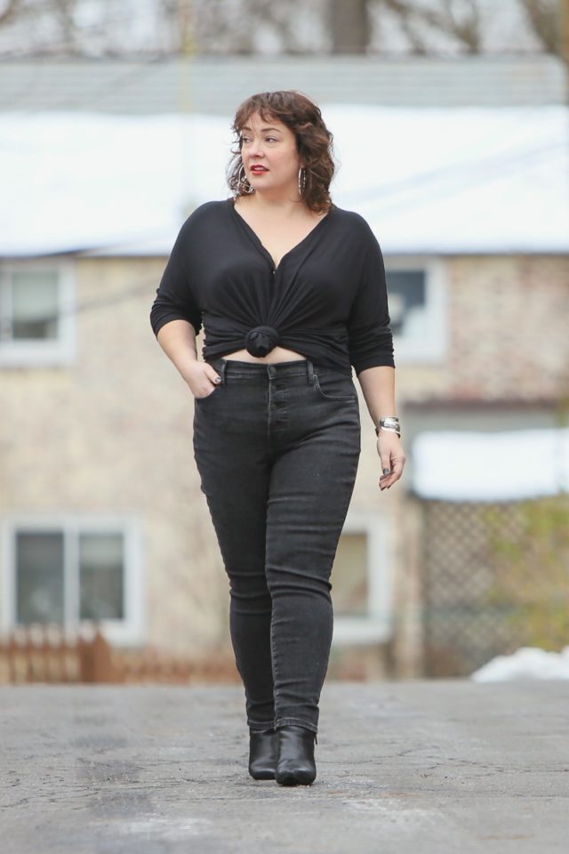 Everlane Jeans Review by a Curvy Size 12/14 Petite Woman