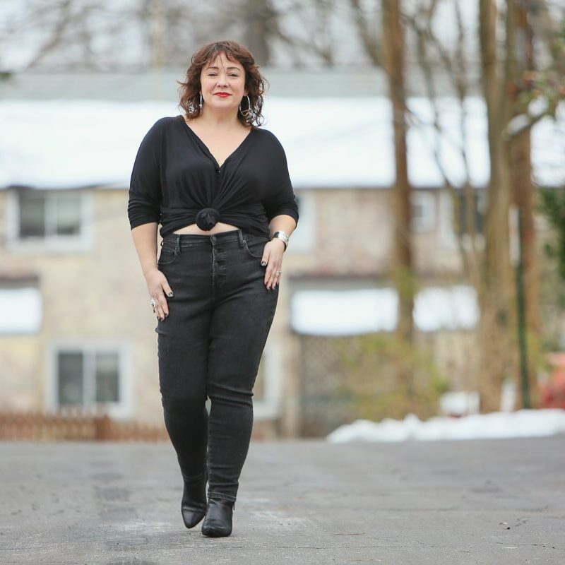 Everlane Authentic Stretch High-Rise Skinny Button Fly Jean Review
