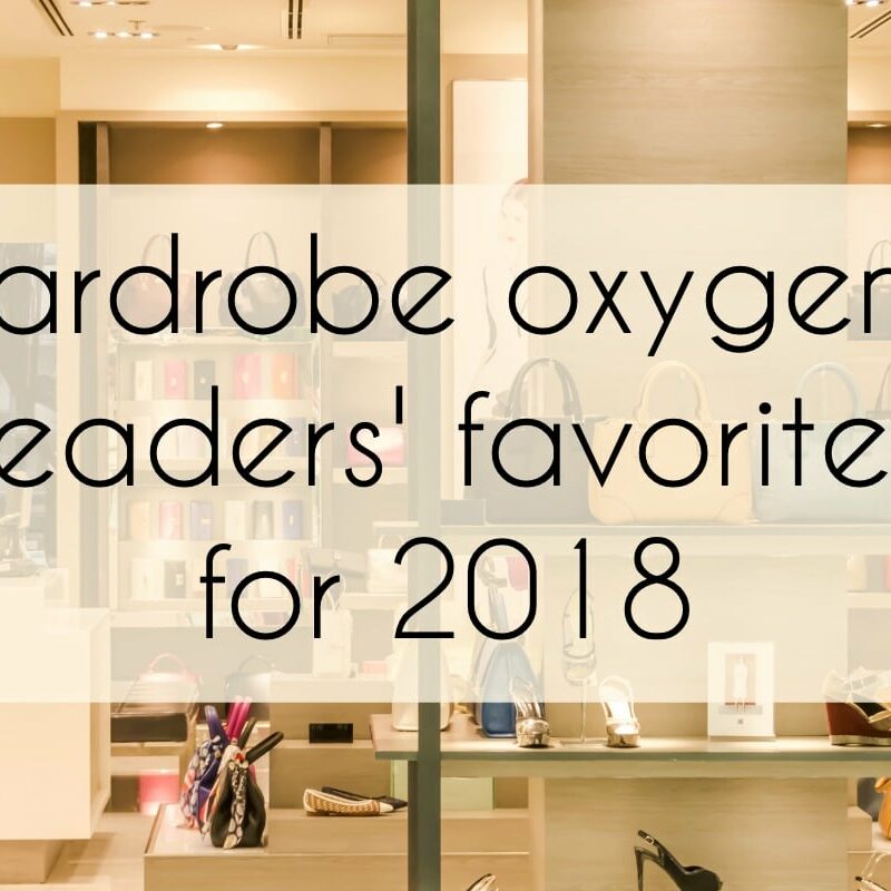 wardrobe oxygen reader favorites 2018