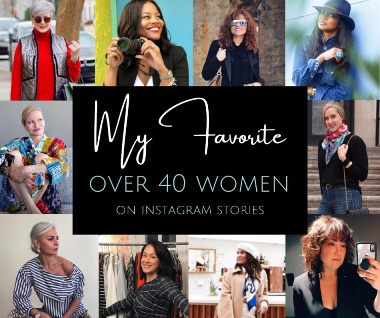 The best over 40 women on Instagram Stories - who to follow #over40 #40plusstyle