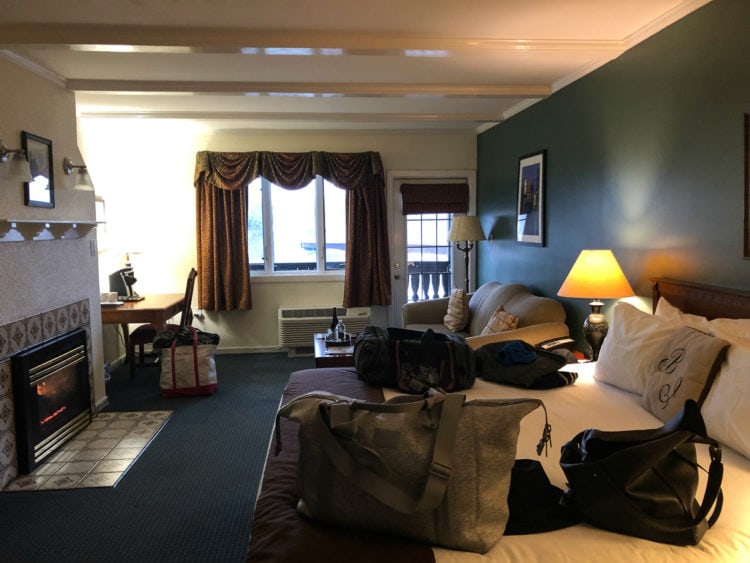 Our room at the Bavarian Inn, Shepherdstown West Virginia along with an unsponsored honest review of the hotel