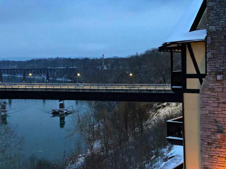 The view from the Bavarian Inn, Shepherdstown, WV