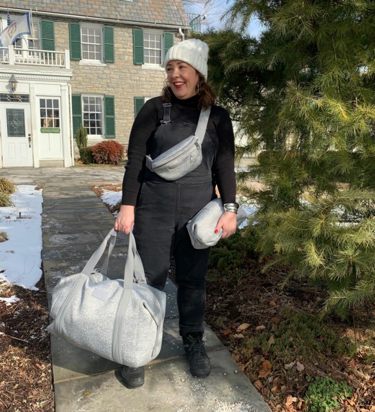 What I wore on a winter weekend getaway - a look from my capsule wardrobe