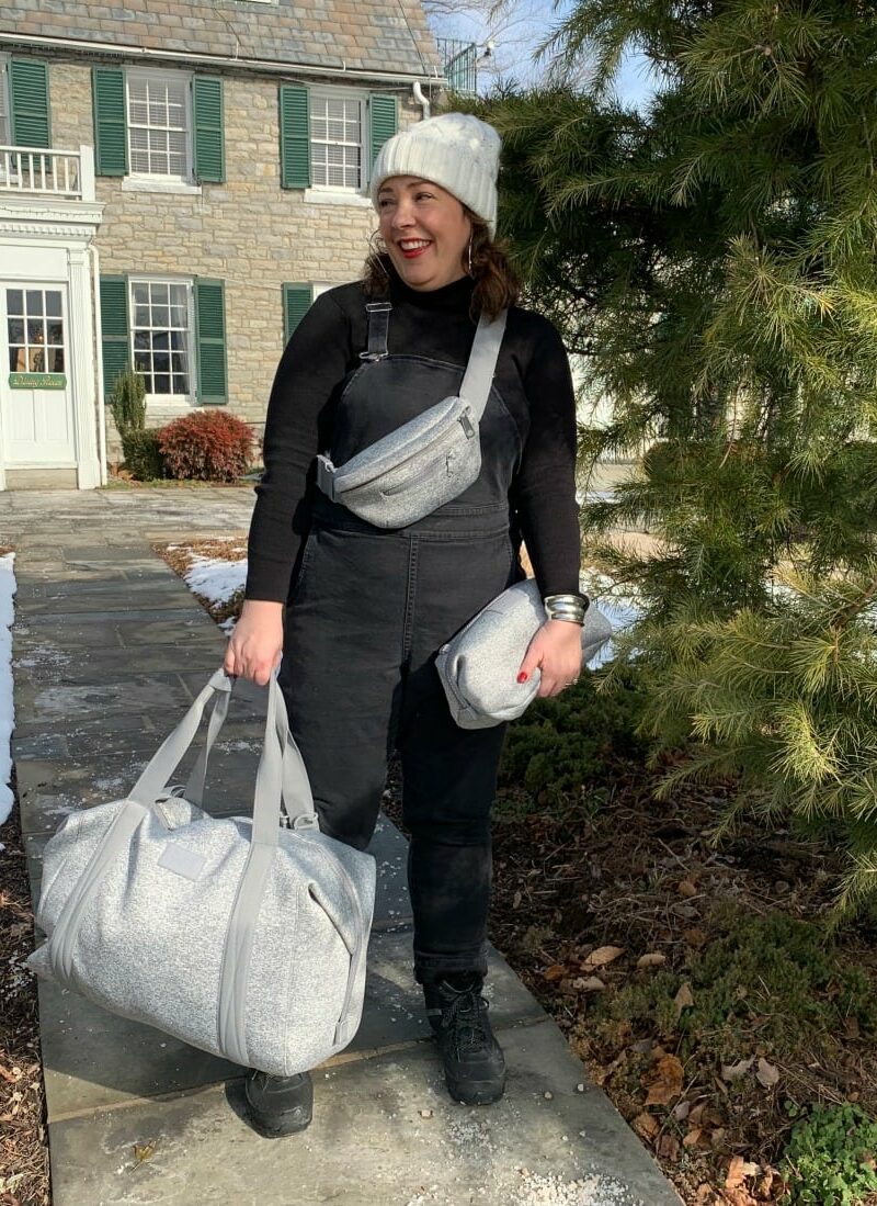What I wore on a winter weekend getaway - a look from my capsule wardrobe