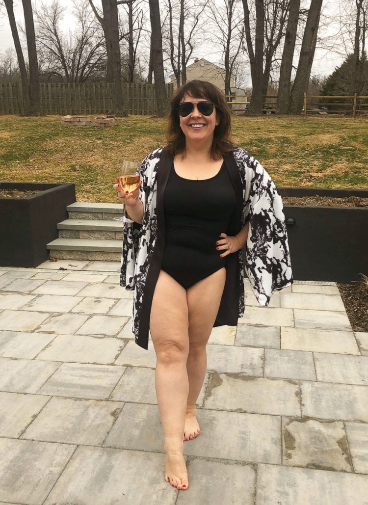 My Favorite Lands' End Swimwear as a Size 14 Over 40