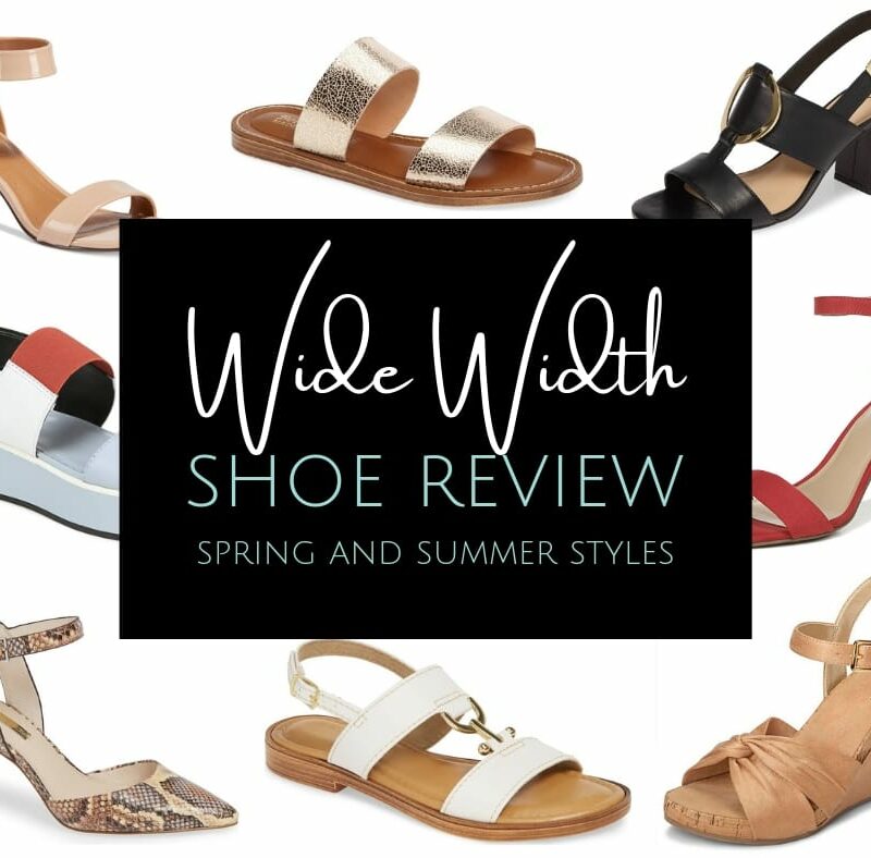 Wide Width Shoes for Spring and Summer, a review by Wardrobe Oxygen featuring brands like Naturalizer, ASOS, J. Renee, David Tate, Munro, and More