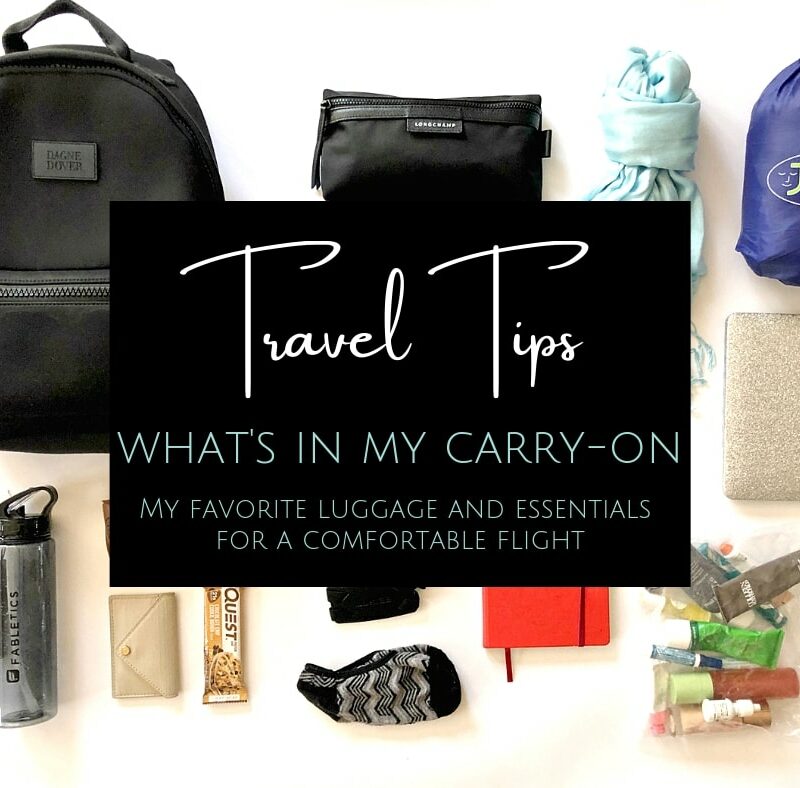 What I carry on flights - my carry on bag essentials