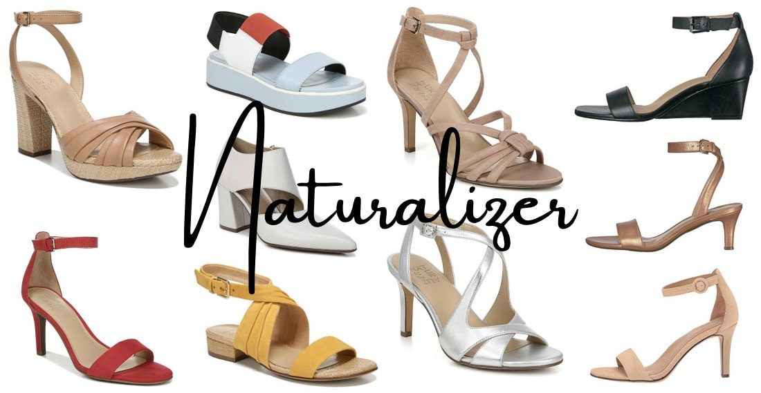 naturalizer wide width sandals