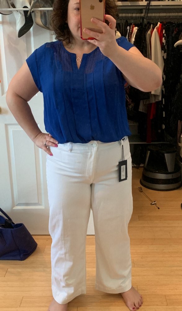 Clothing subscription box plus size top