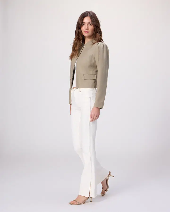 The Best White Jeans for Women Over 50: All Sizes and Lengths & The Best Styles 9 PAIGE Laurel Canyon white bootcut jeans women