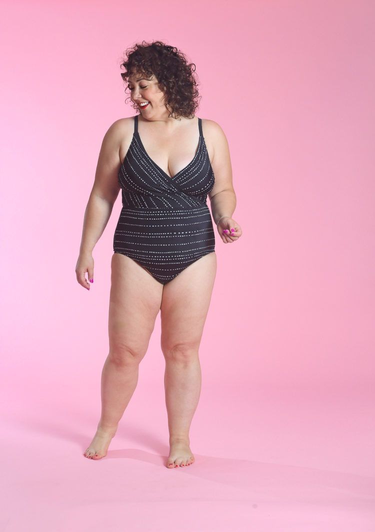 image of Wardrobe Oxygen in Target Dreamsuit Slimming One Piece Wrap Swimsuit