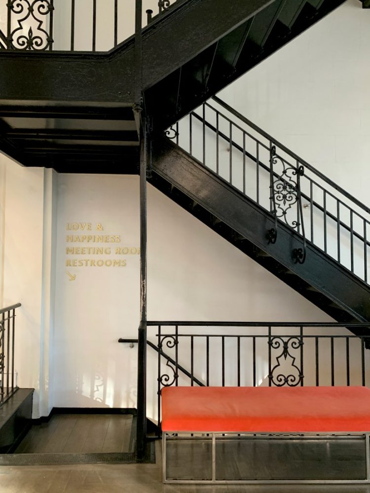 quirk hotel lobby stairs