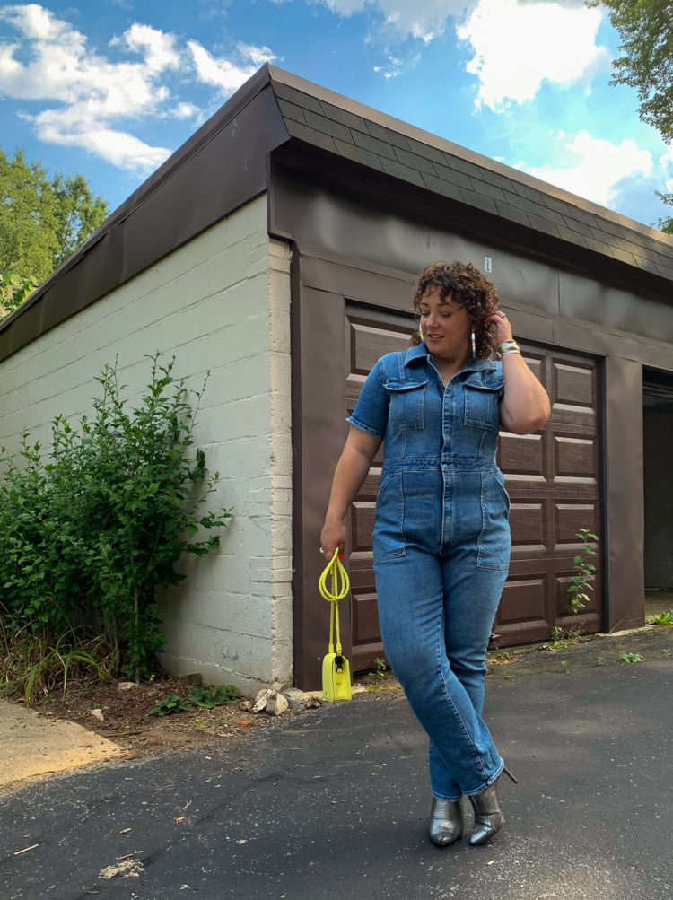 short sleeve denim jumpsuit 3