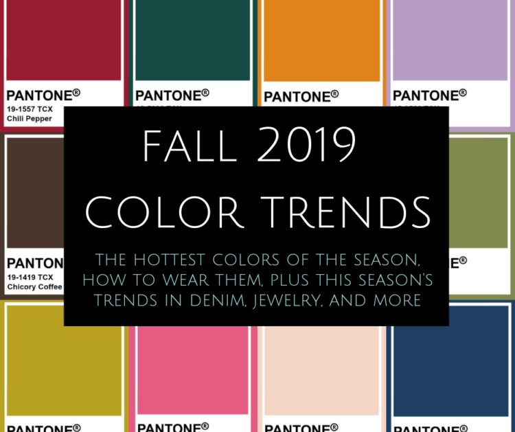 Fashion colours hotsell autumn 2019