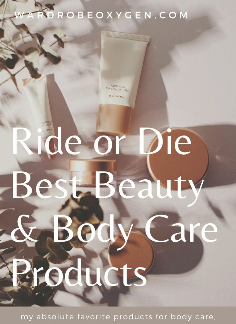 My Ride or Die Beauty and Body Care Products