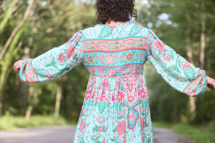 backview of the dress