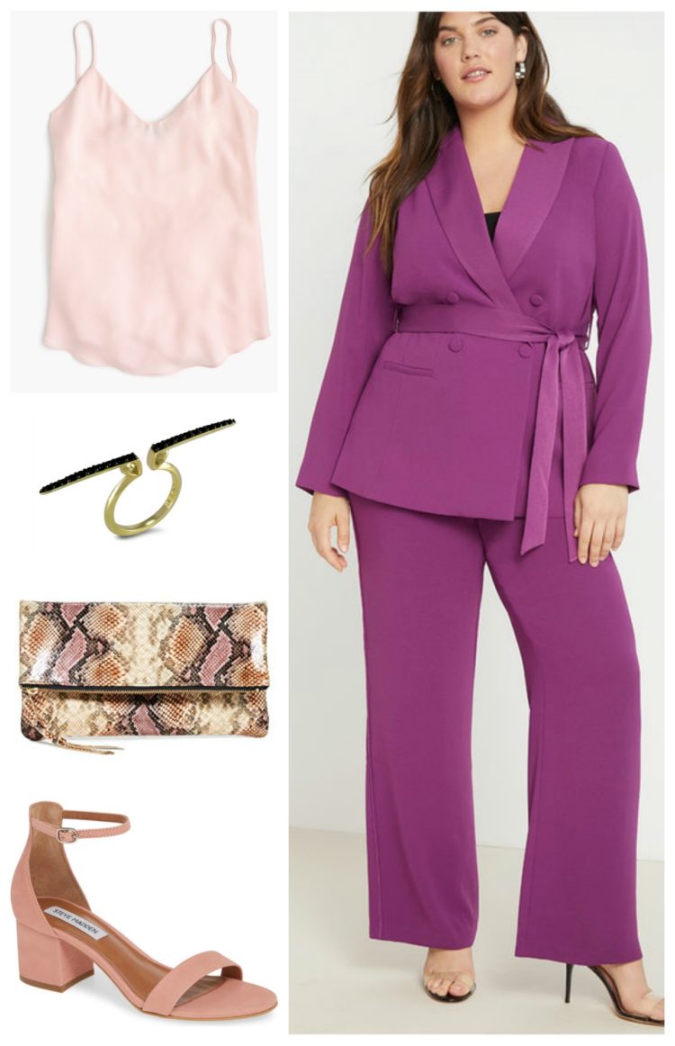 pantsuit for a red carpet plus size