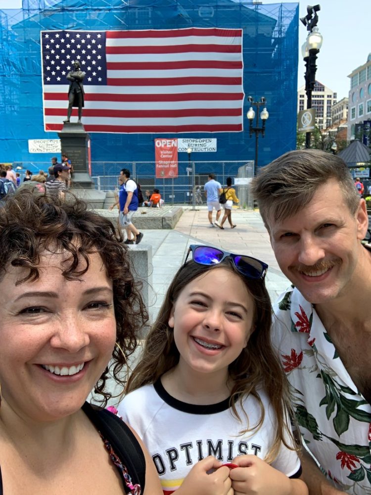 Visiting Faneuil Hall in Boston