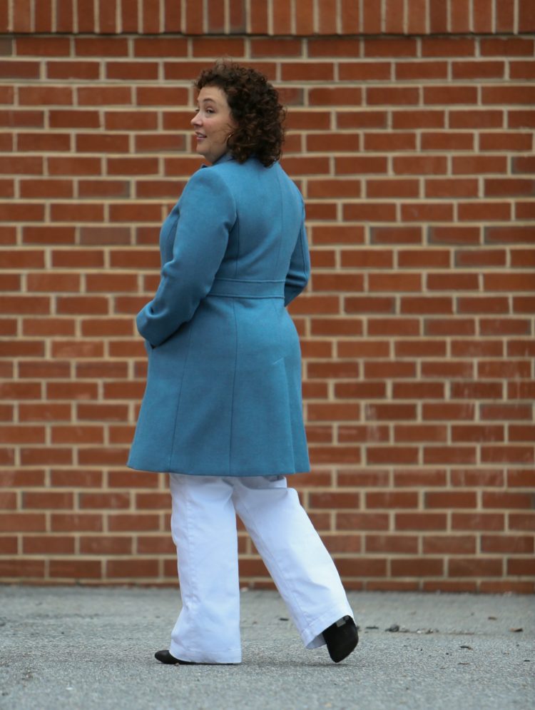 talbots coat back view