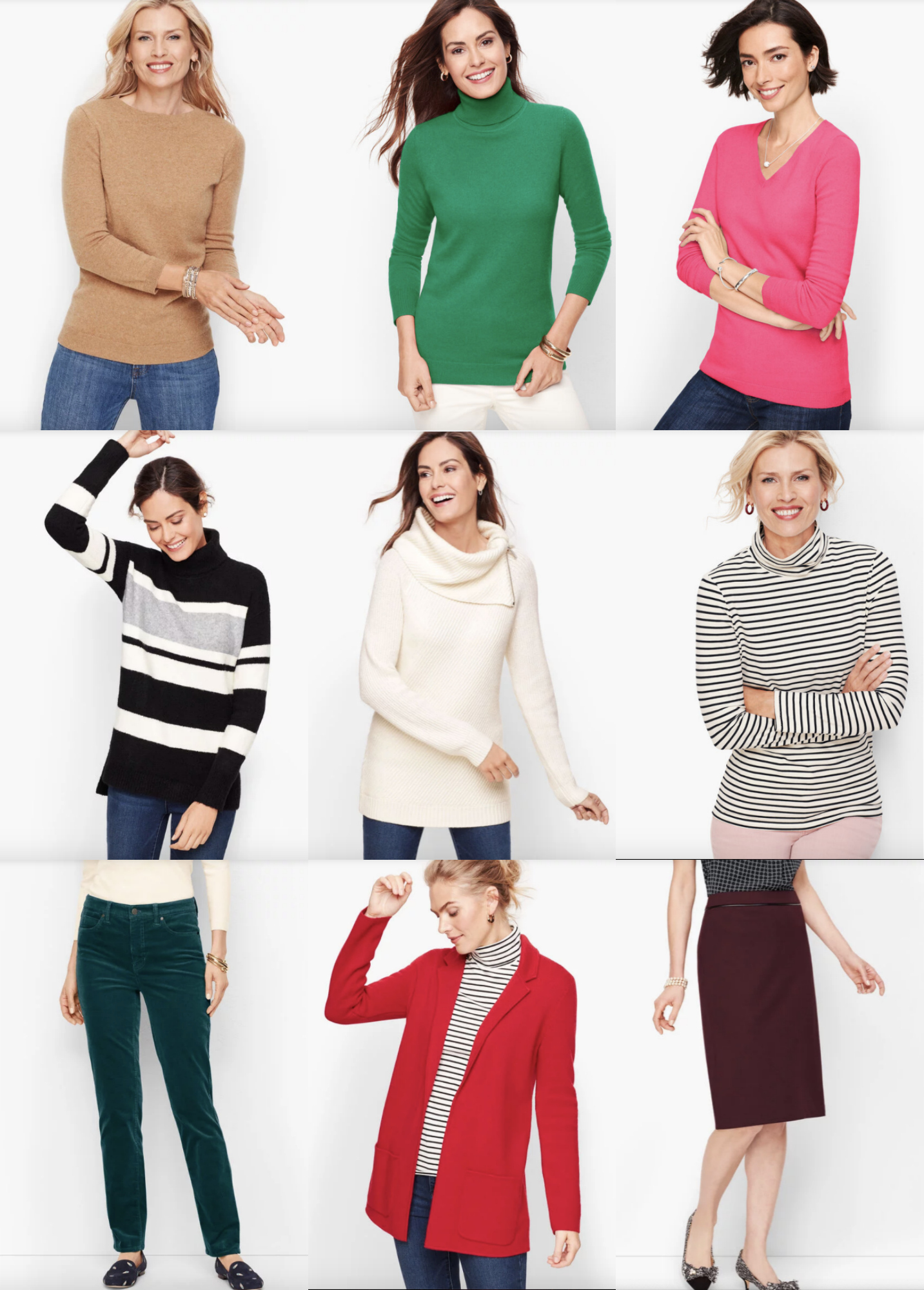 talbots fall clothes