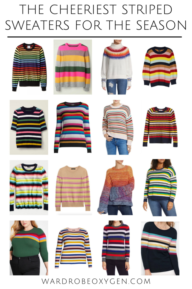 Sunshine on a Rainy Day: The Best Striped Sweaters | Wardrobe Oxygen