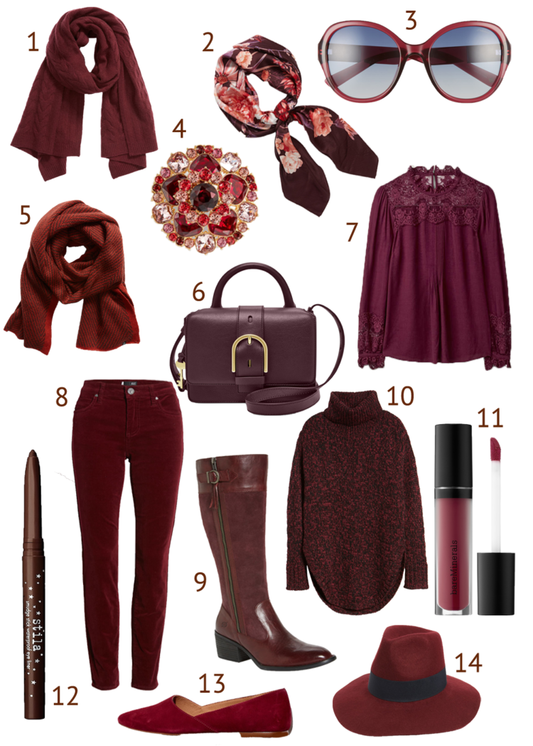 burgundy how to wear it