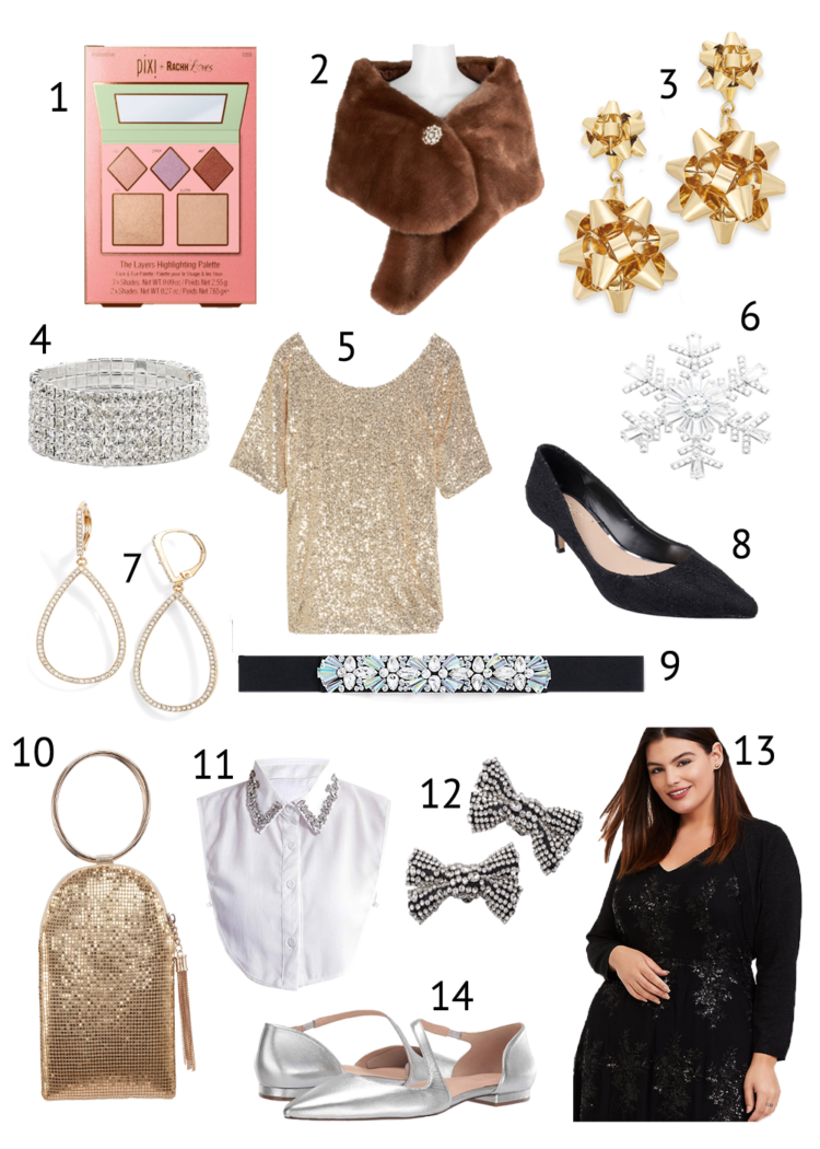 holiday glam looks for less