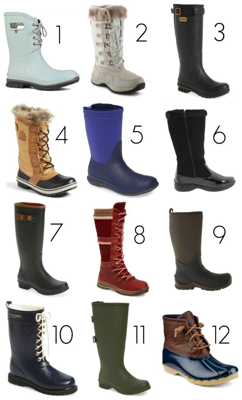 Wide Calf Snow Boots and Rain Boots - Wardrobe Oxygen