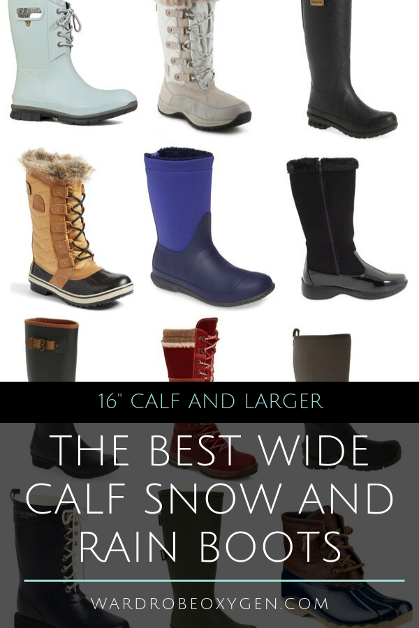 rain boots for wide feet and calves