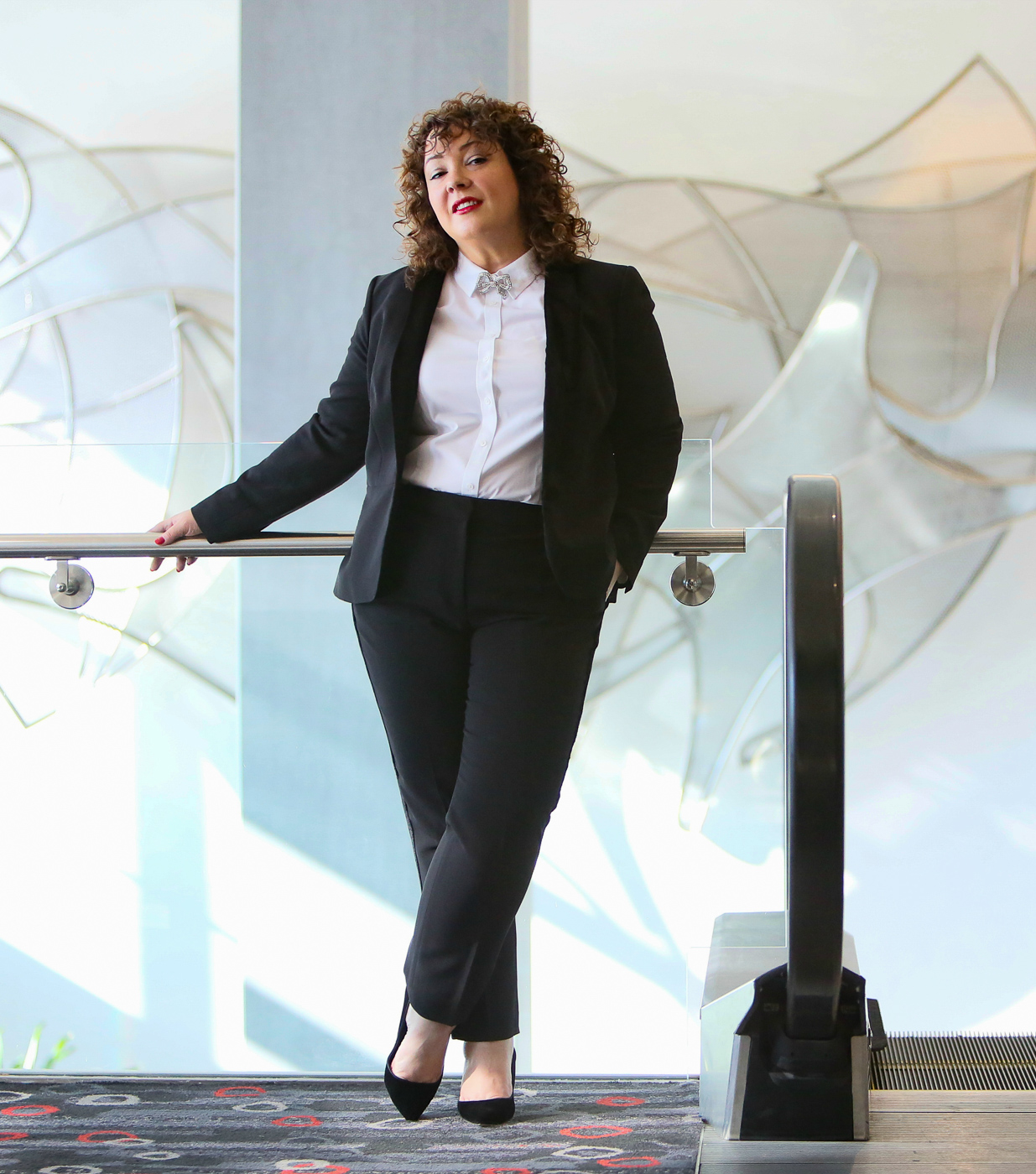 Cocktail Pantsuit: Outfit 3 from the Holiday Capsule Wardrobe - Wardrobe Oxygen