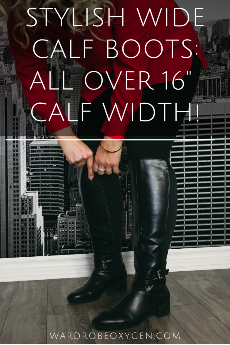 Wide calf boots on sale 2 inch circumference