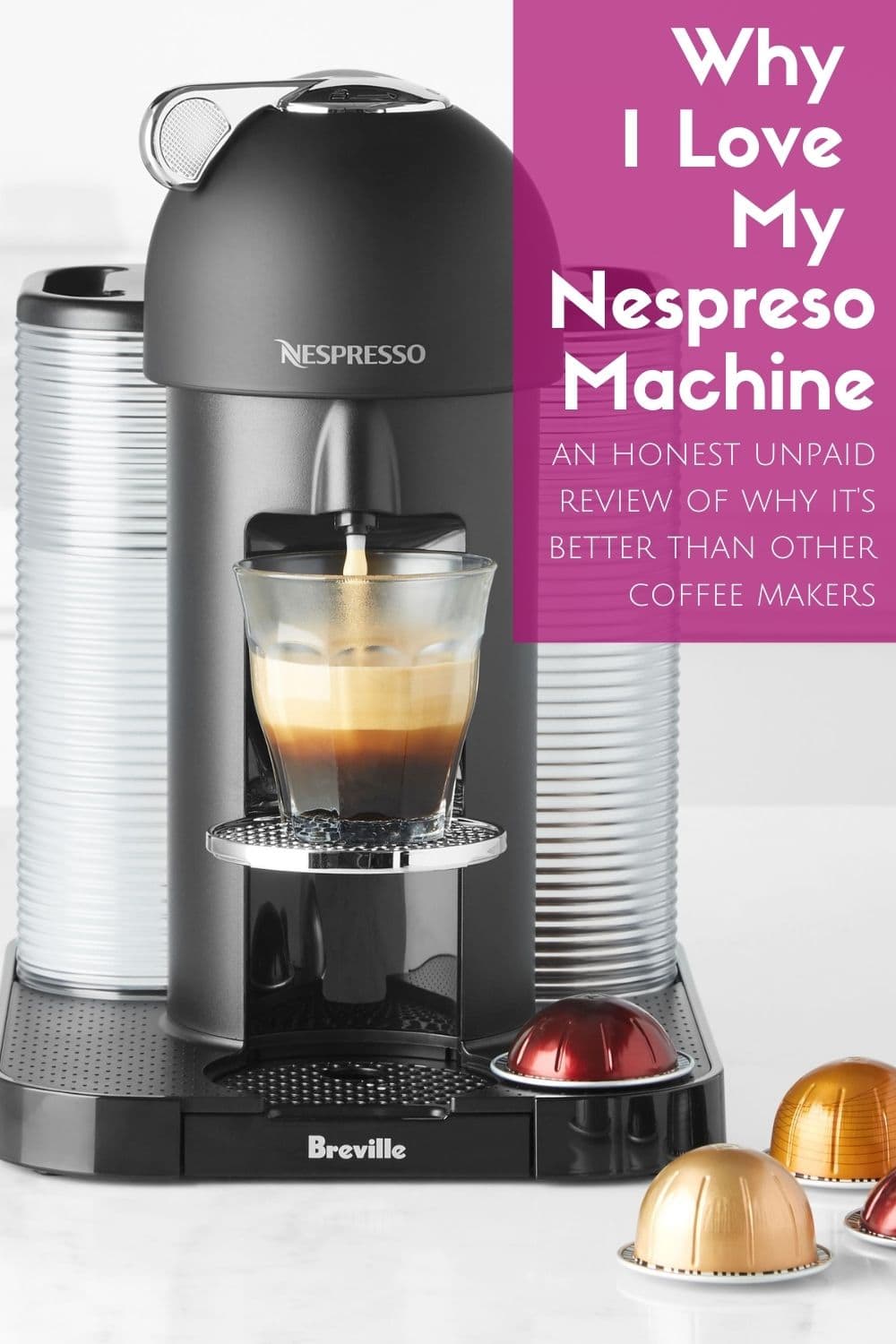 subasta Transeúnte maníaco Why I Love My Nespresso Machine - Wardrobe Oxygen