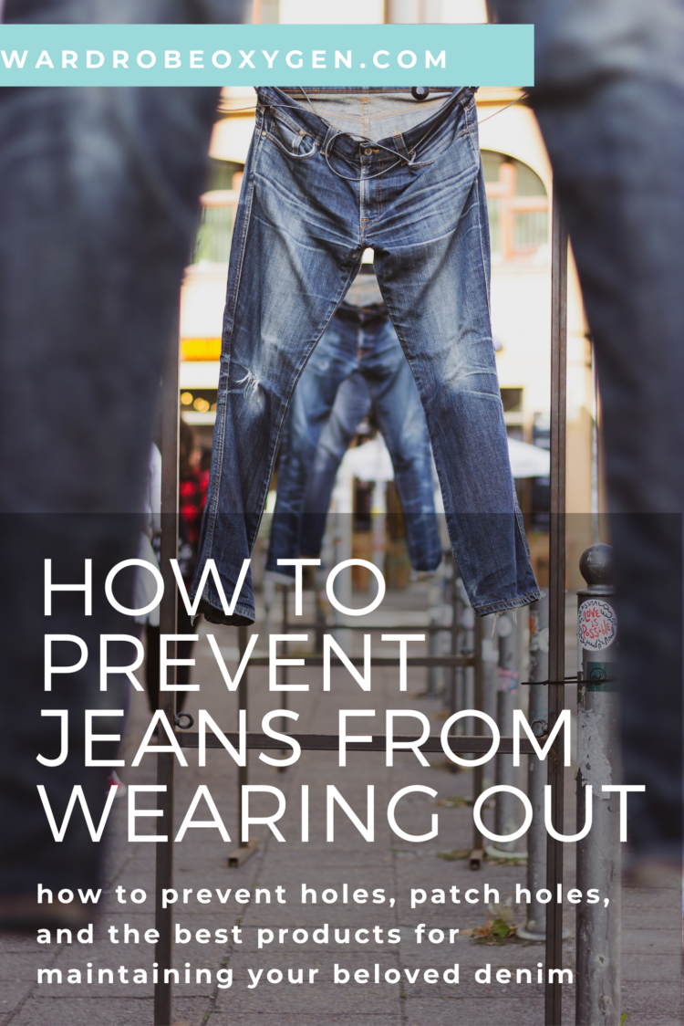 DIY: fix the worn-down between-the-thigh area in your jeans