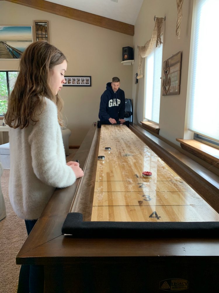 shuffleboard table