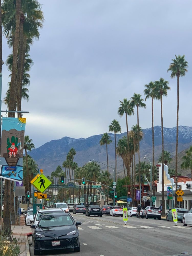 cloudy day in palm springs