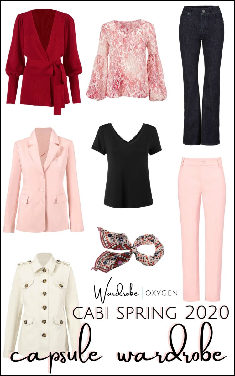 a cabi capsule wardrobe for spring 2020 by Alison Gary of Wardrobe Oxygen