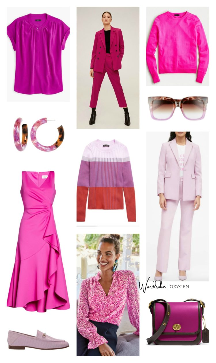 Spring Forward in Pink, Fuchsia, Lilac, and Purple - Wardrobe Oxygen