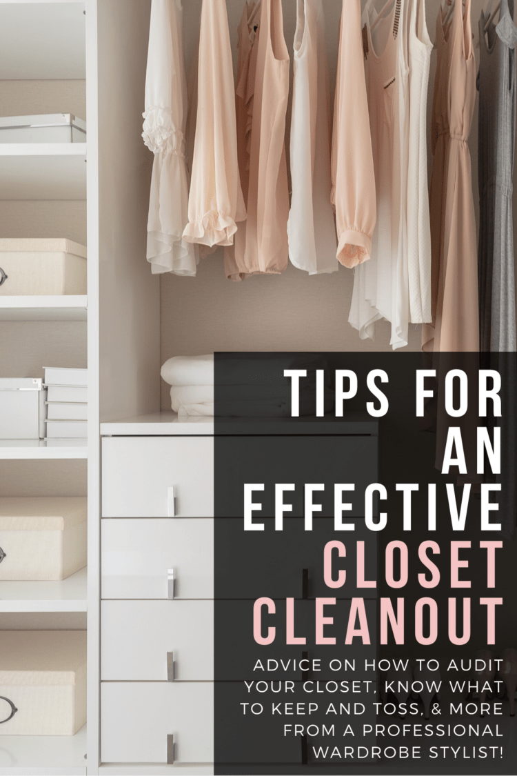 tips for performing a closet cleanout