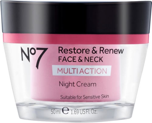 No7 Restore Renew Face Neck Multi Action Night Cream